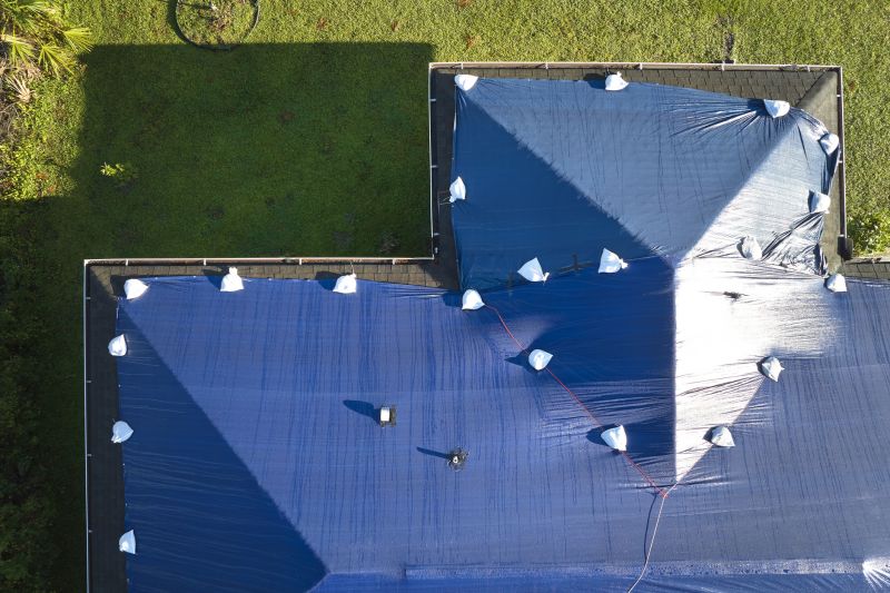 Temporary Roof Cover During Repairs